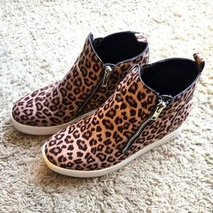 Leopard Print Women's Ankle Boots